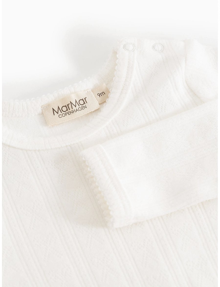 MarMar Copenhagen - Benedicte - långärmade bodies - gentle white - 2