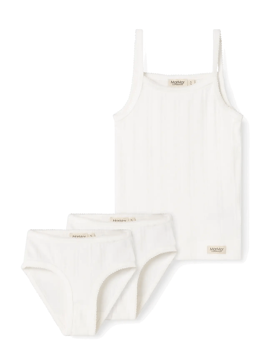 MarMar Copenhagen - Underwear Set - underklädesset - gentle white - 1