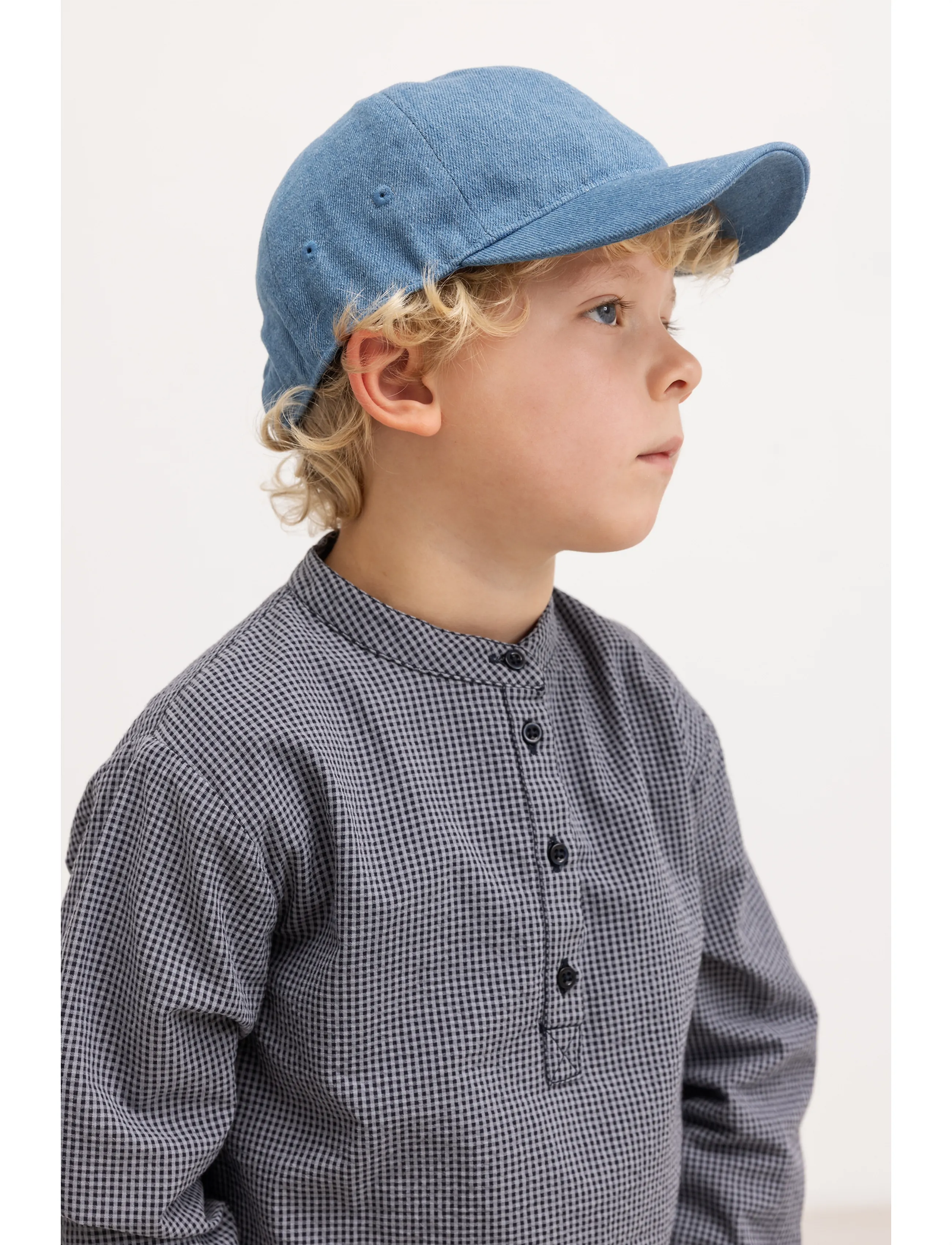 MarMar Copenhagen - Totoro - pigeon blue check - 4