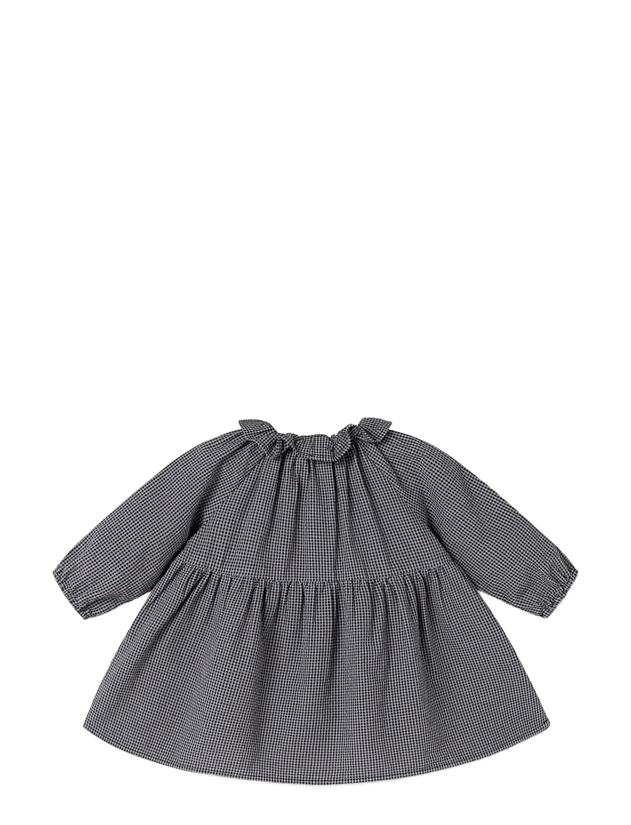 MarMar Copenhagen - Dawson Frill - pikkade varrukatega beebikleidid - pigeon blue check - 2