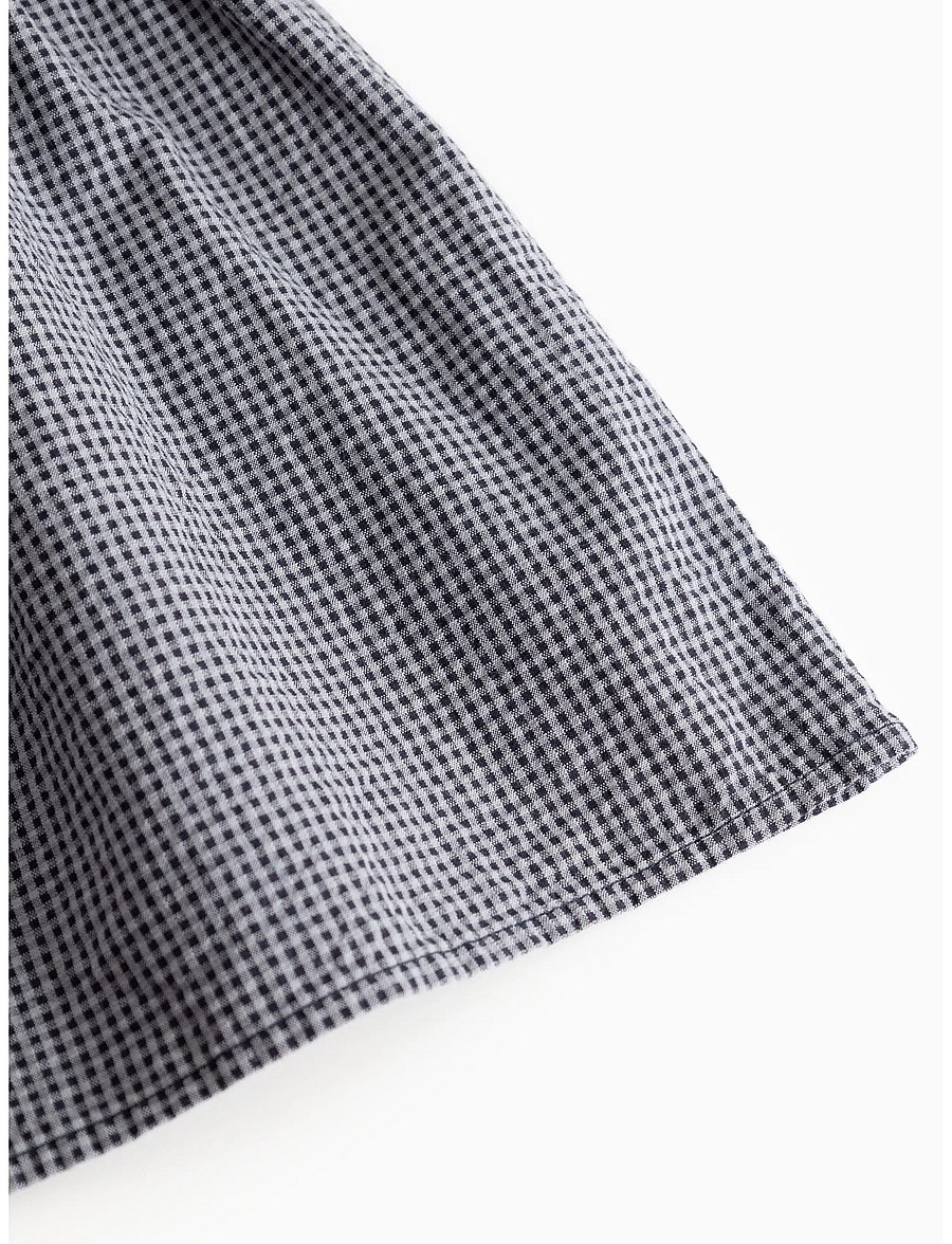 MarMar Copenhagen - Dawson Frill - pikkade varrukatega beebikleidid - pigeon blue check - 4