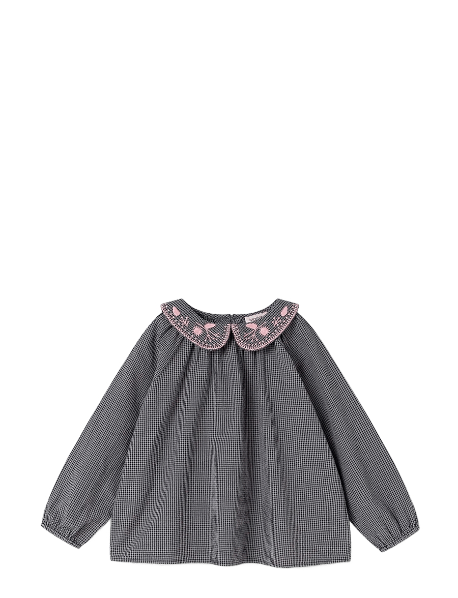 MarMar Copenhagen - Tully - blusen & tuniken - pigeon blue check - 0