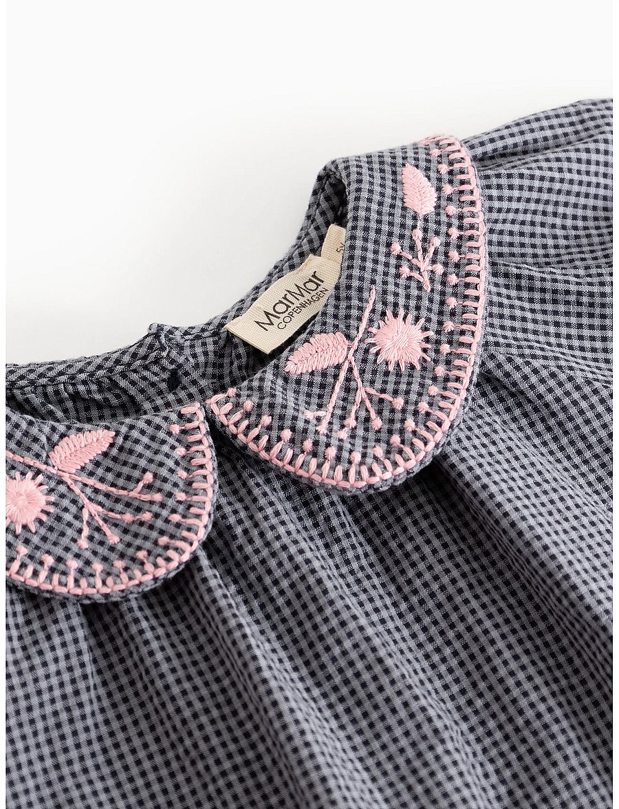 MarMar Copenhagen - Tully - blusen & tuniken - pigeon blue check - 2