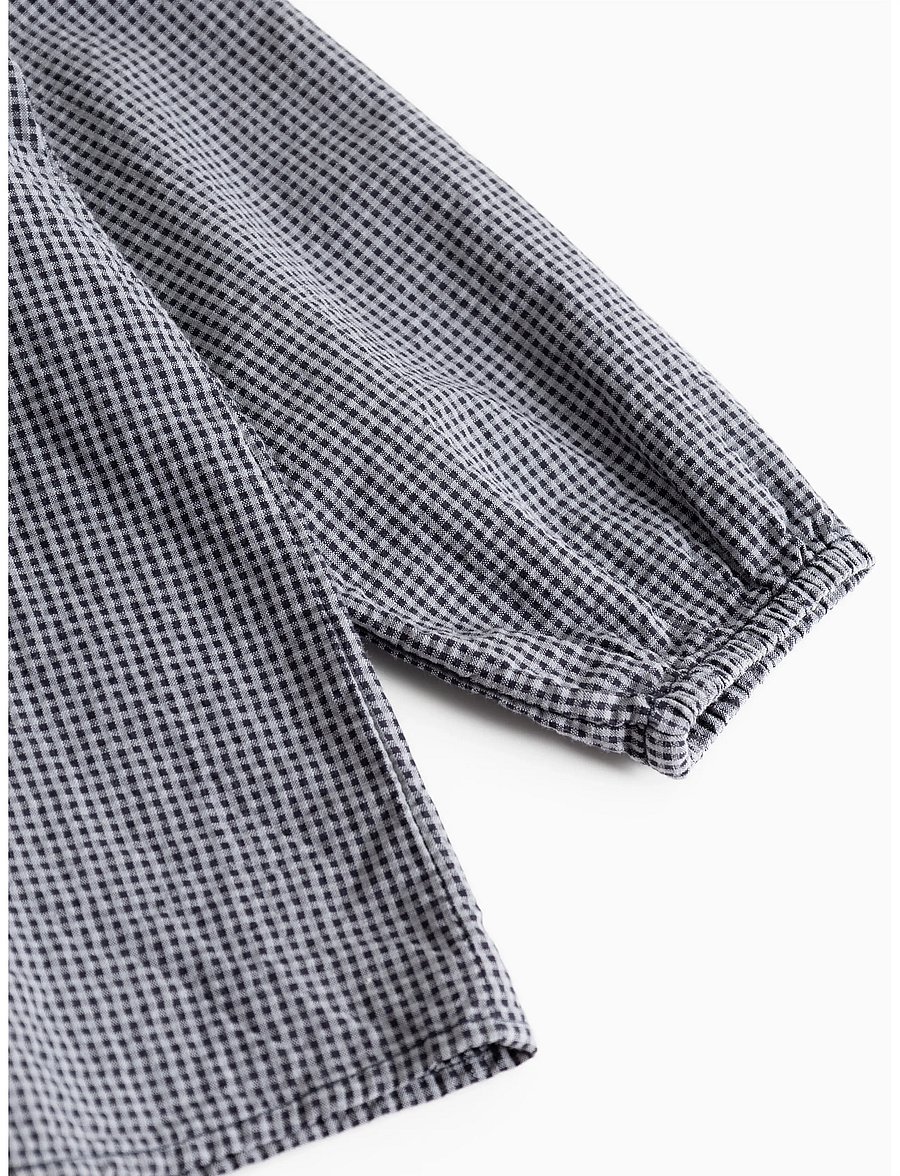 MarMar Copenhagen - Tully - blusen & tuniken - pigeon blue check - 3