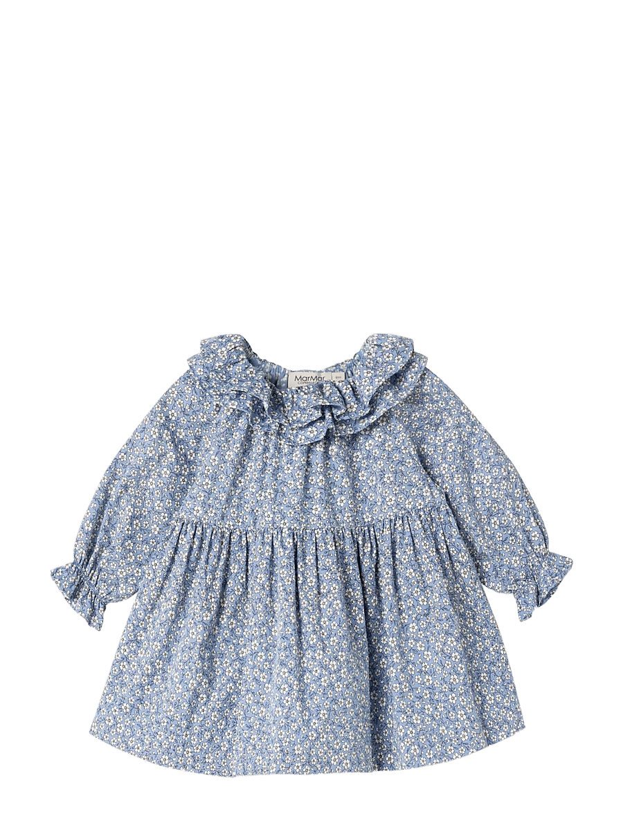 MarMar Copenhagen - Dalin - pikkade varrukatega beebikleidid - forget me not - 1