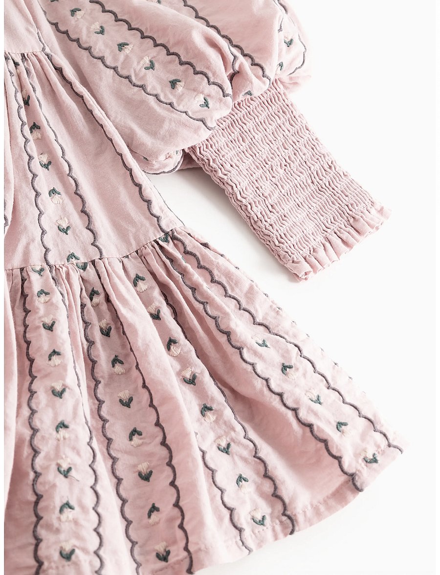MarMar Copenhagen - Dela - langärmelige babykleider - dusty purple bloom - 4