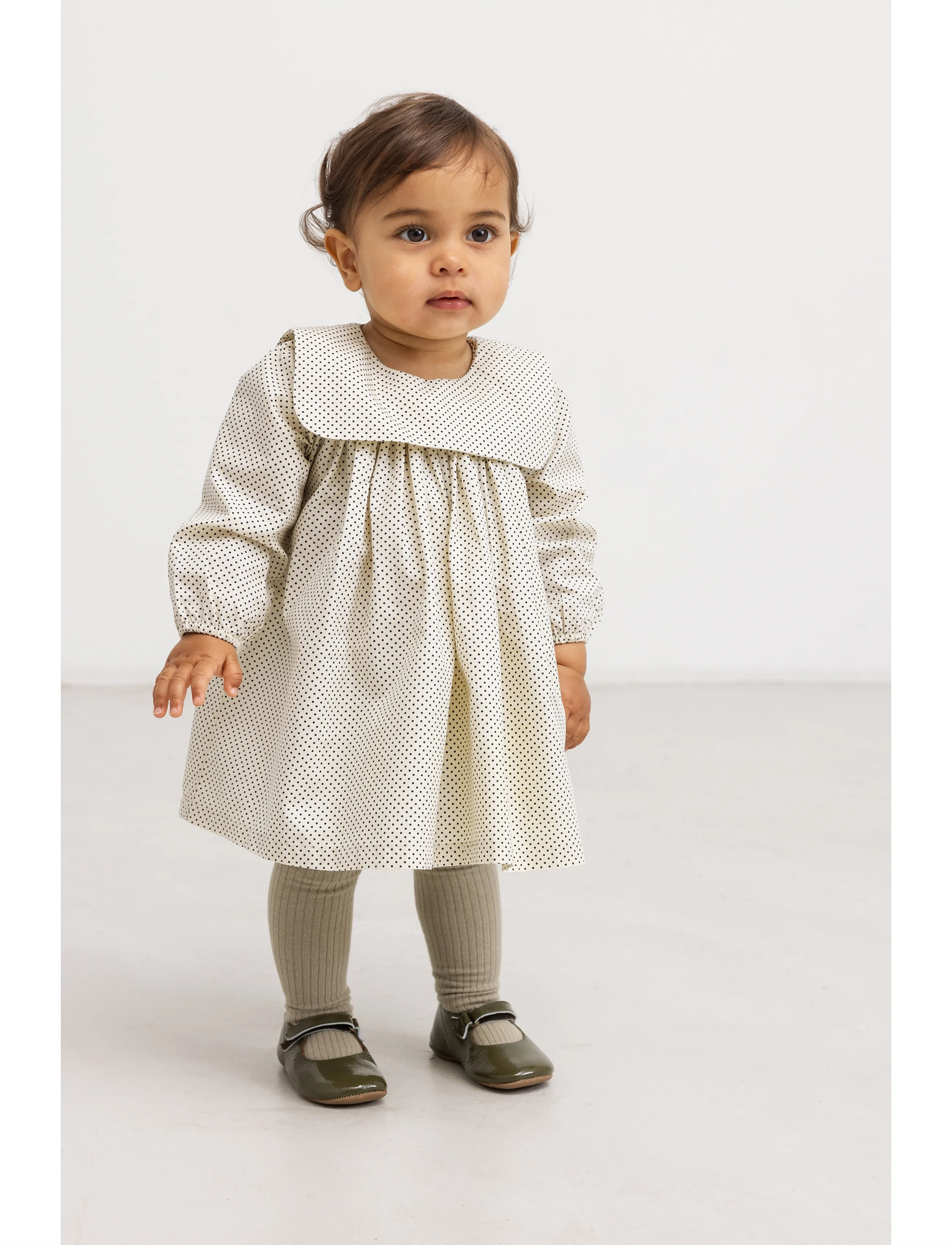 MarMar Copenhagen Dulle, 68, Baby Dresses, Creme - Long-sleeved Kinder
