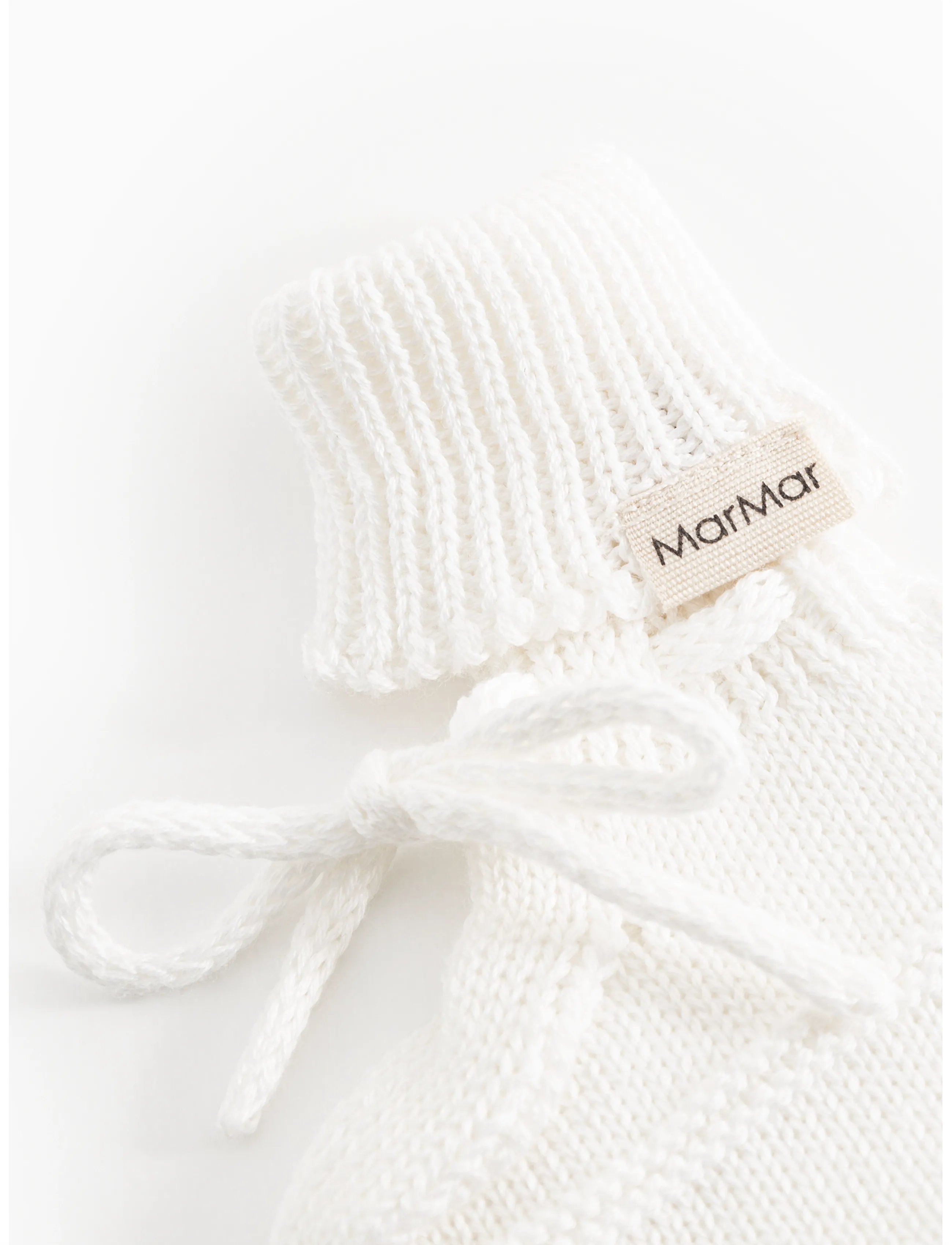 MarMar Copenhagen - Abootie - baby booties - gentle white - 4