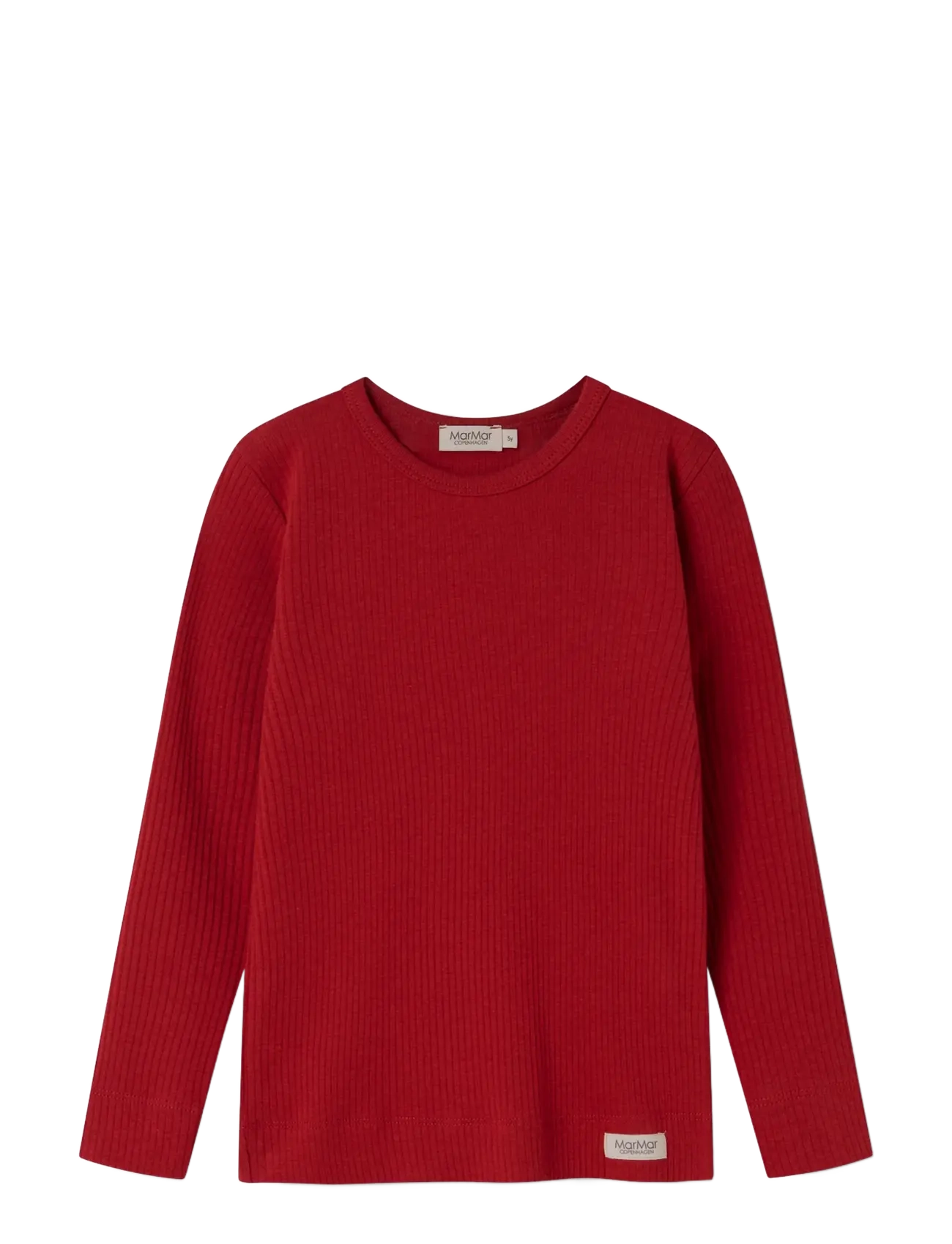 MarMar Copenhagen Plain Tee LS - Kleidung - CHERRY / red