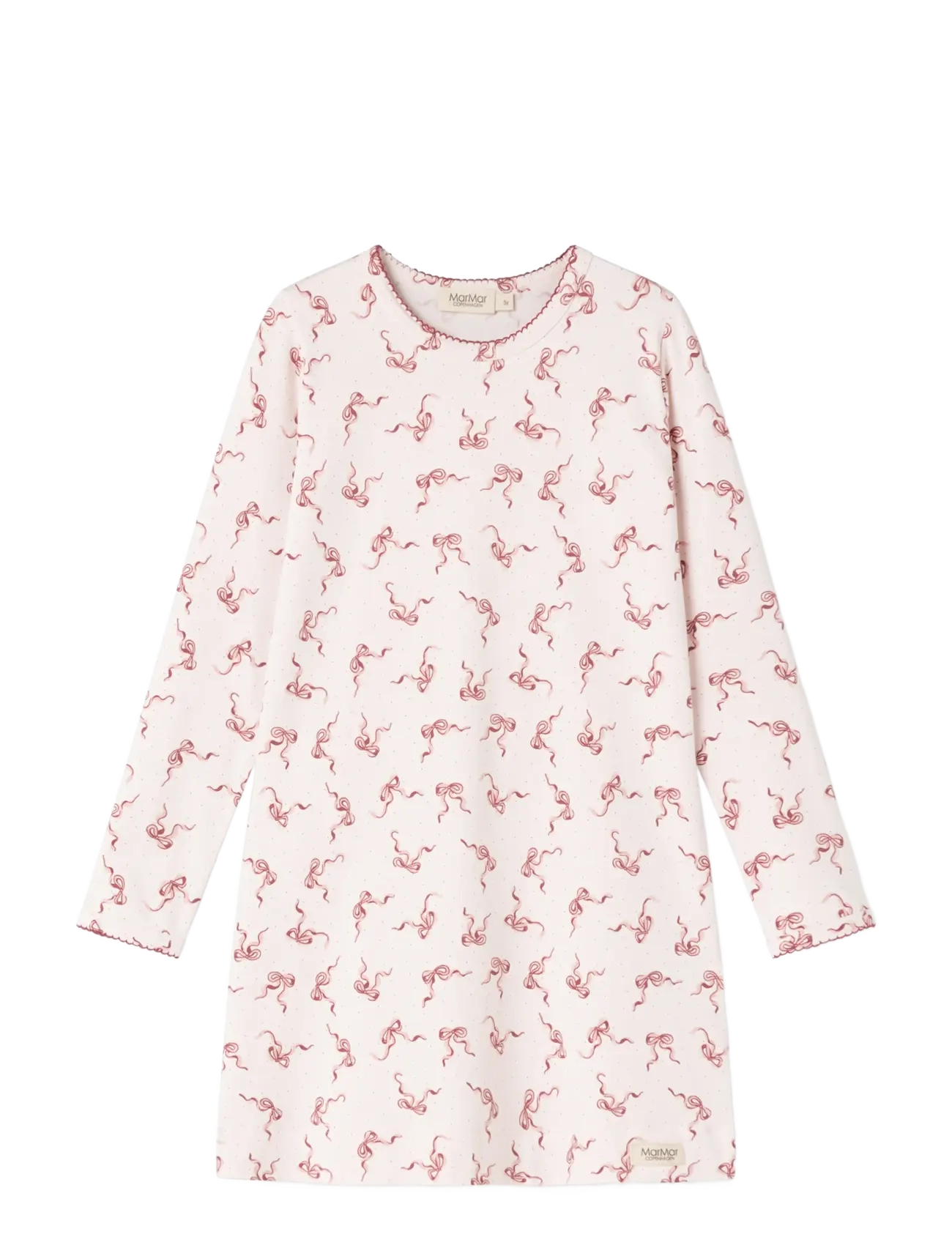 MarMar Copenhagen Night Dress - Mysiga looks - BOWS / pink/rose