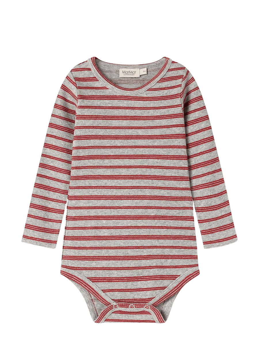 MarMar Copenhagen - Benedicte - langärmelige bodys - cherry stripe - 1