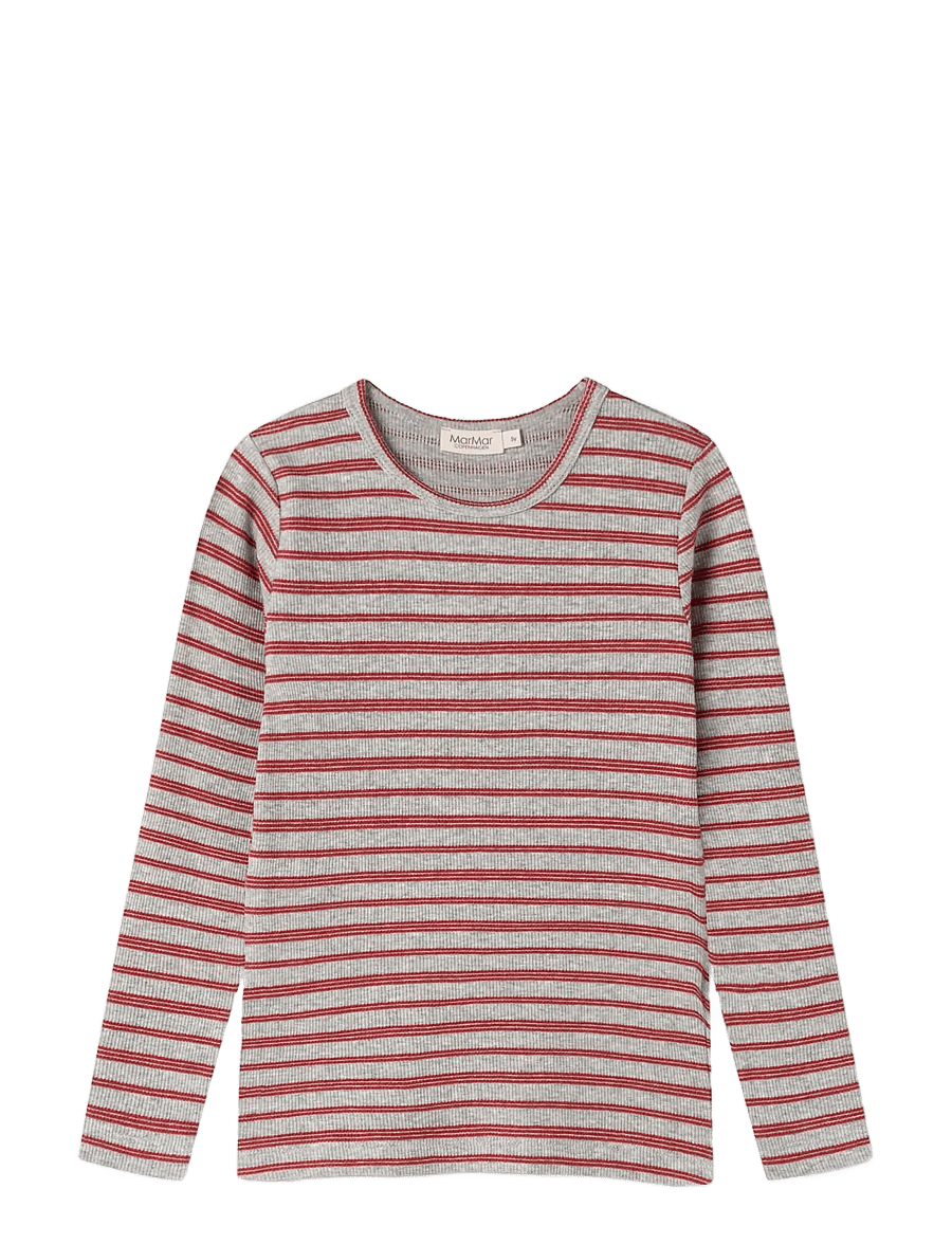 MarMar Copenhagen - Tani - langærmede t-shirts - cherry stripe - 1