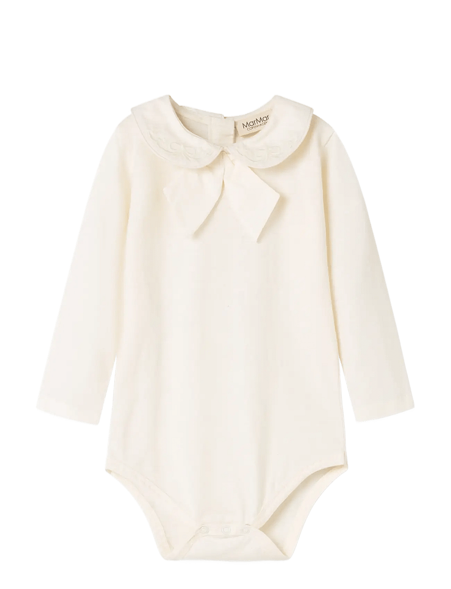MarMar Copenhagen - Becki - langärmelige bodys - gentle white emb. - 1