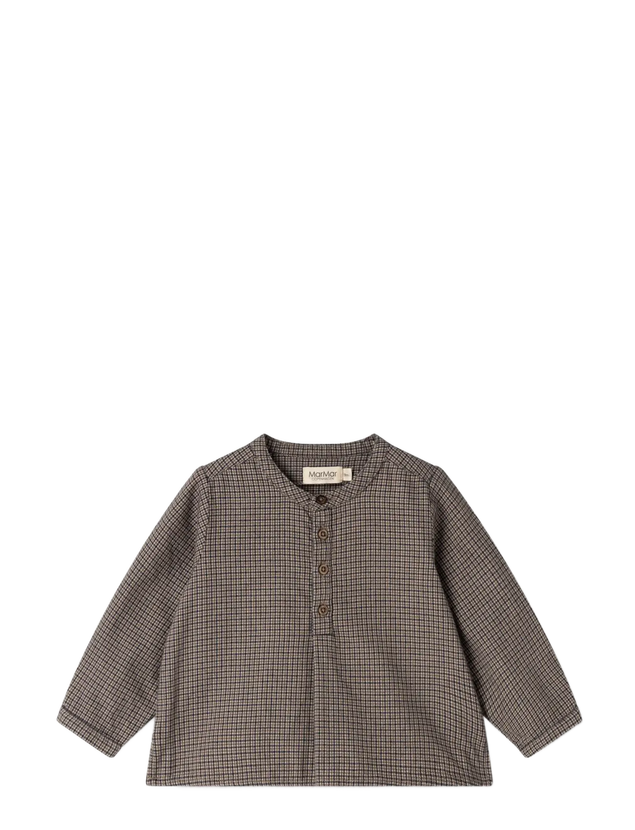 MarMar Copenhagen Totoro - Tops - HOUNDSTOOTH CHECK / brown