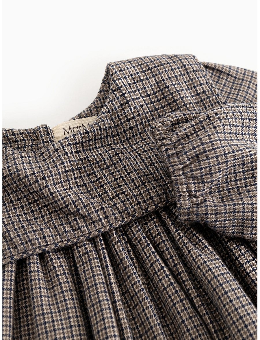 MarMar Copenhagen - Dulle - langärmelige babykleider - houndstooth check - 5