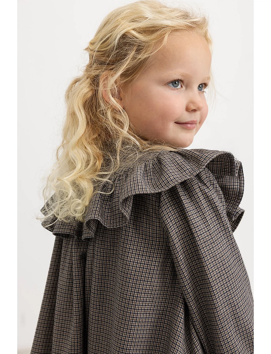 MarMar Copenhagen - Dalina - langärmelige freizeitkleider - houndstooth check - 0