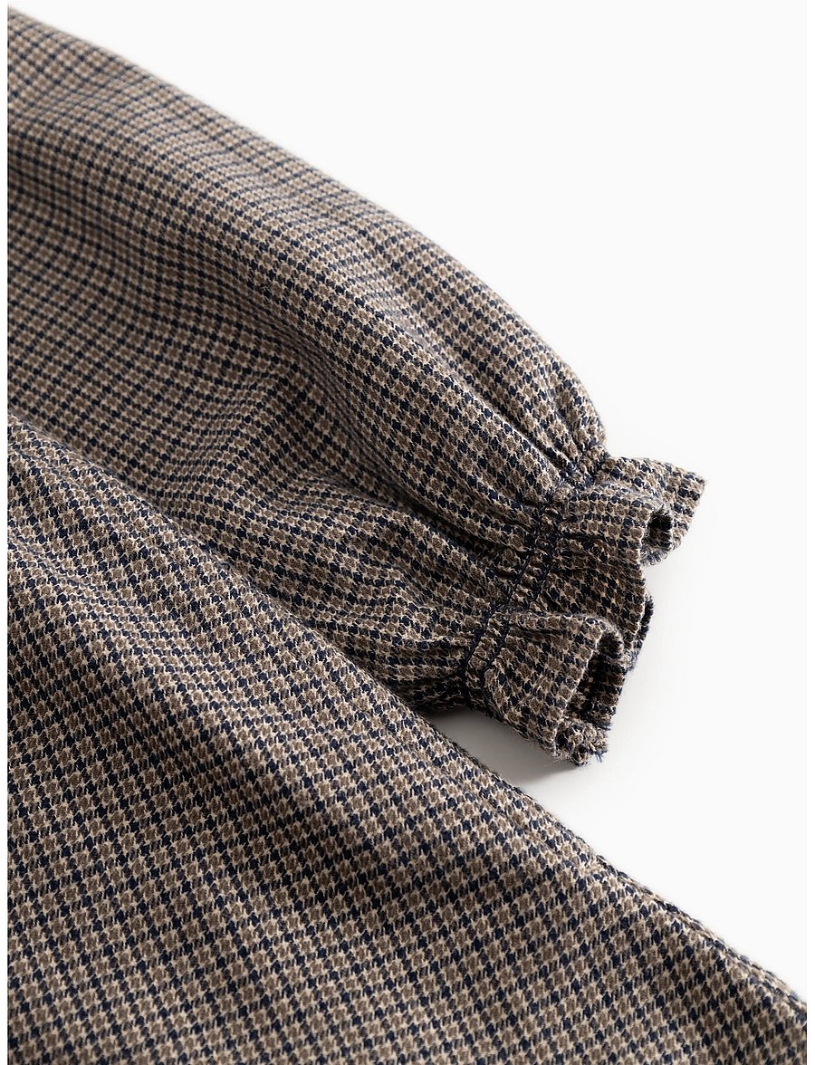 MarMar Copenhagen - Dalina - langärmelige freizeitkleider - houndstooth check - 5
