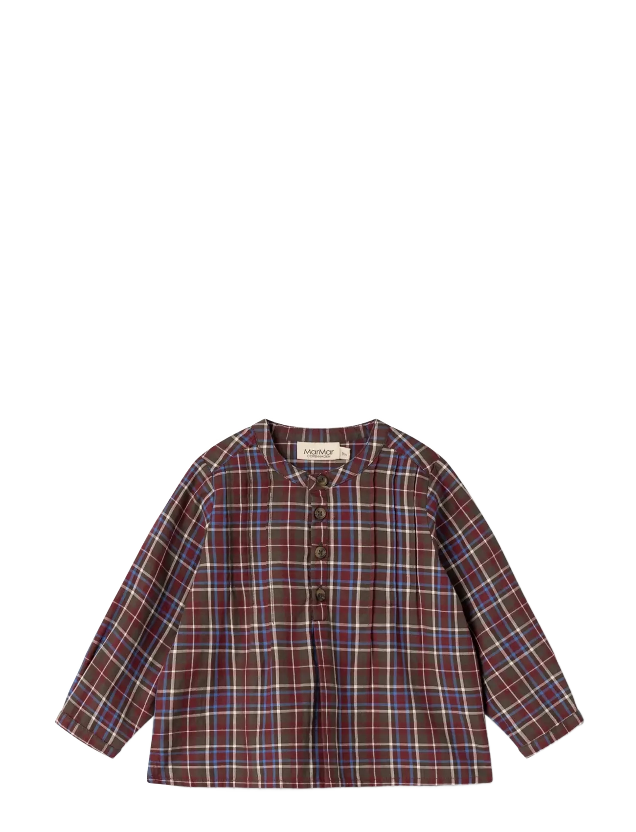 MarMar Copenhagen Totoro - Tops - CHOCOLATE CHECK / brown