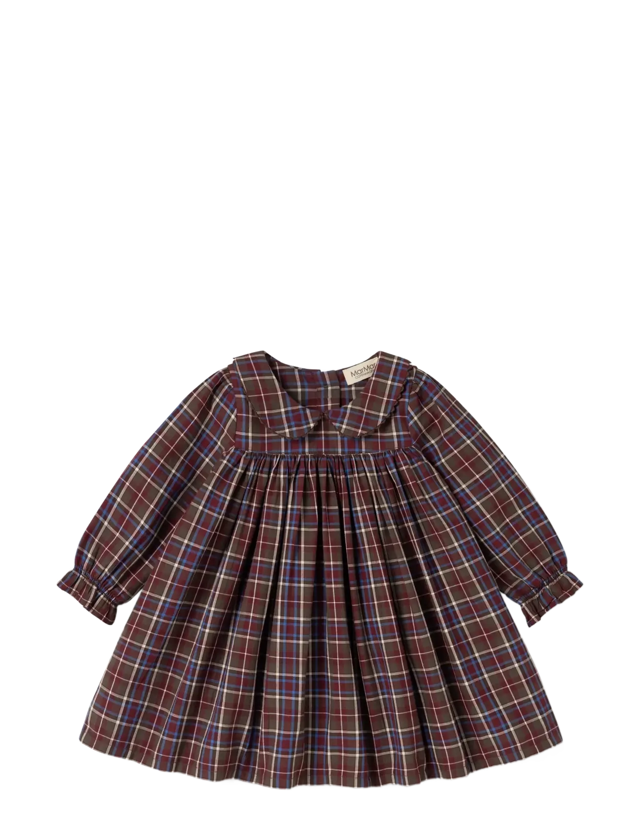 MarMar Copenhagen Dulla B LS - Dresses & skirts - CHOCOLATE CHECK / brown