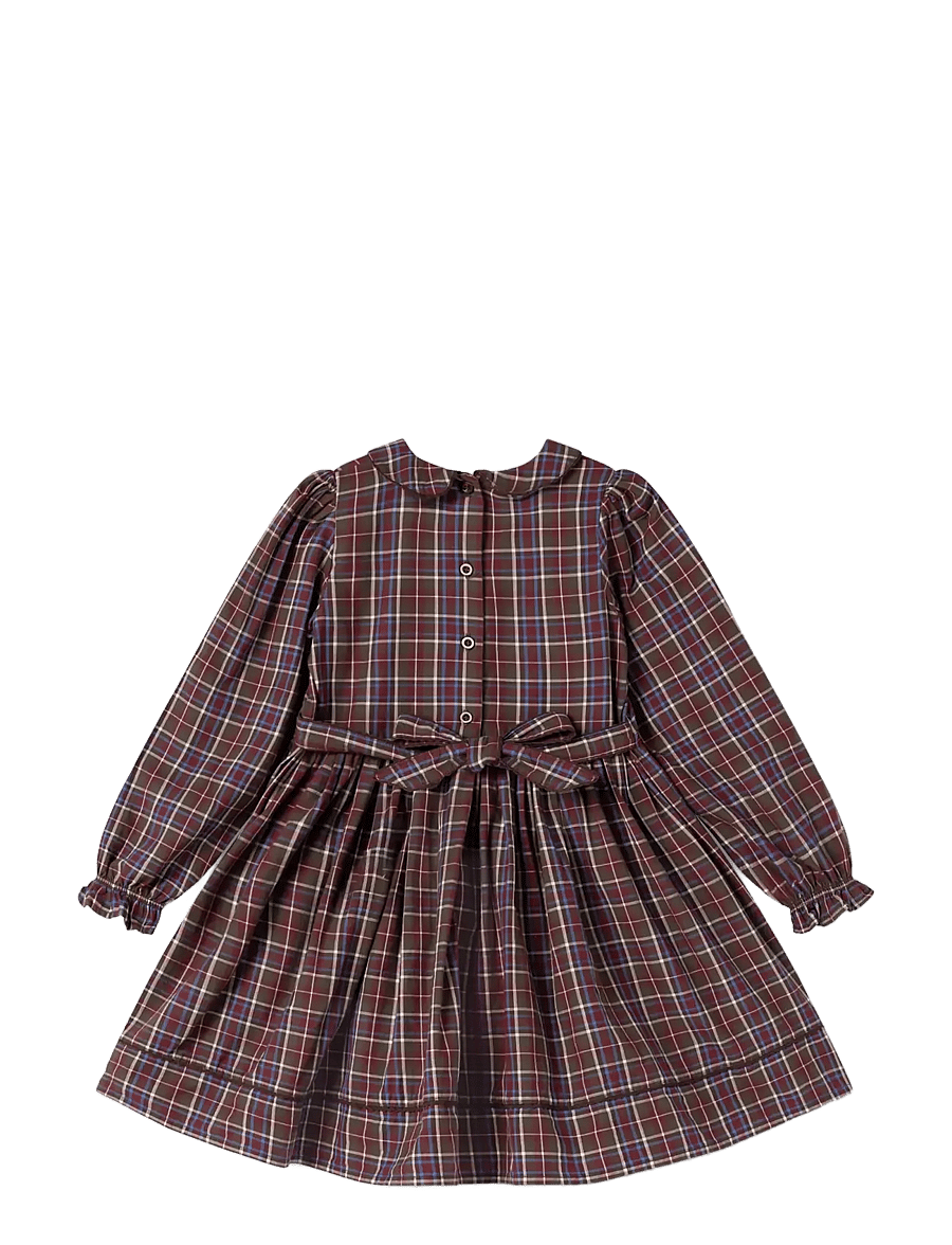MarMar Copenhagen - Darcel LS - langärmelige freizeitkleider - chocolate check - 2