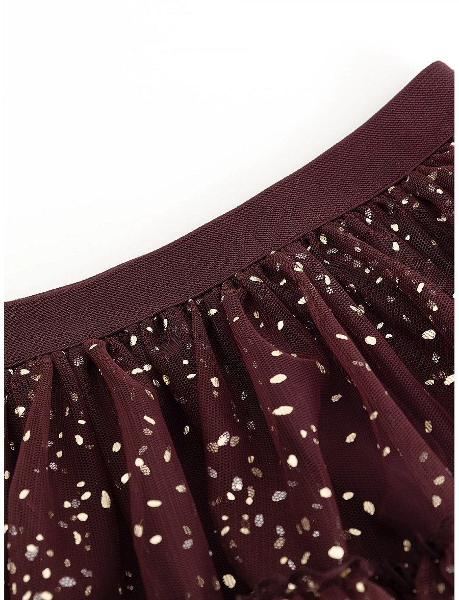 MarMar Copenhagen - Dancer Tutu - tylnederdel - deep mulberry - 2