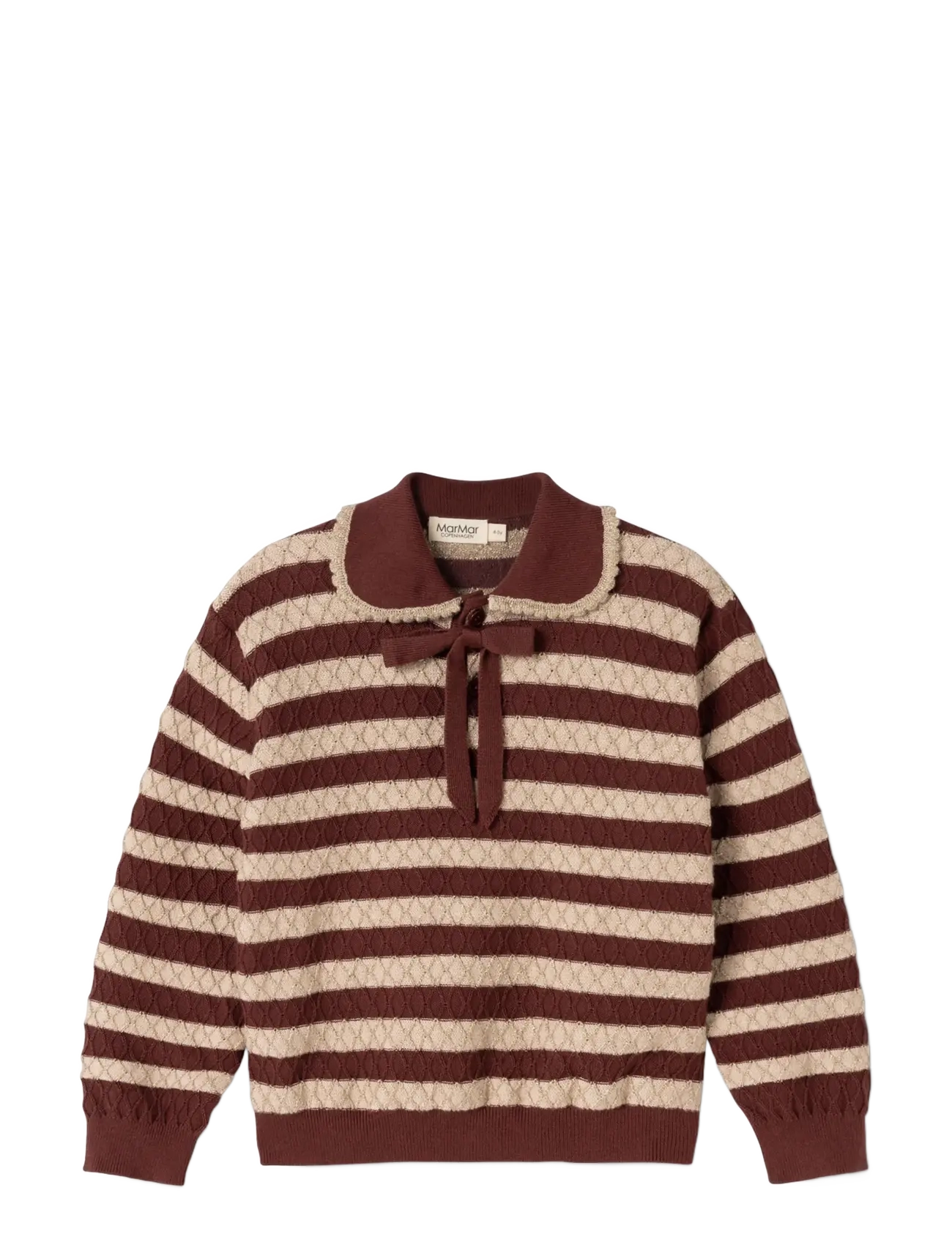 MarMar Copenhagen Taneno - Kleidung - GOLD GLITTER STRIPE / brown