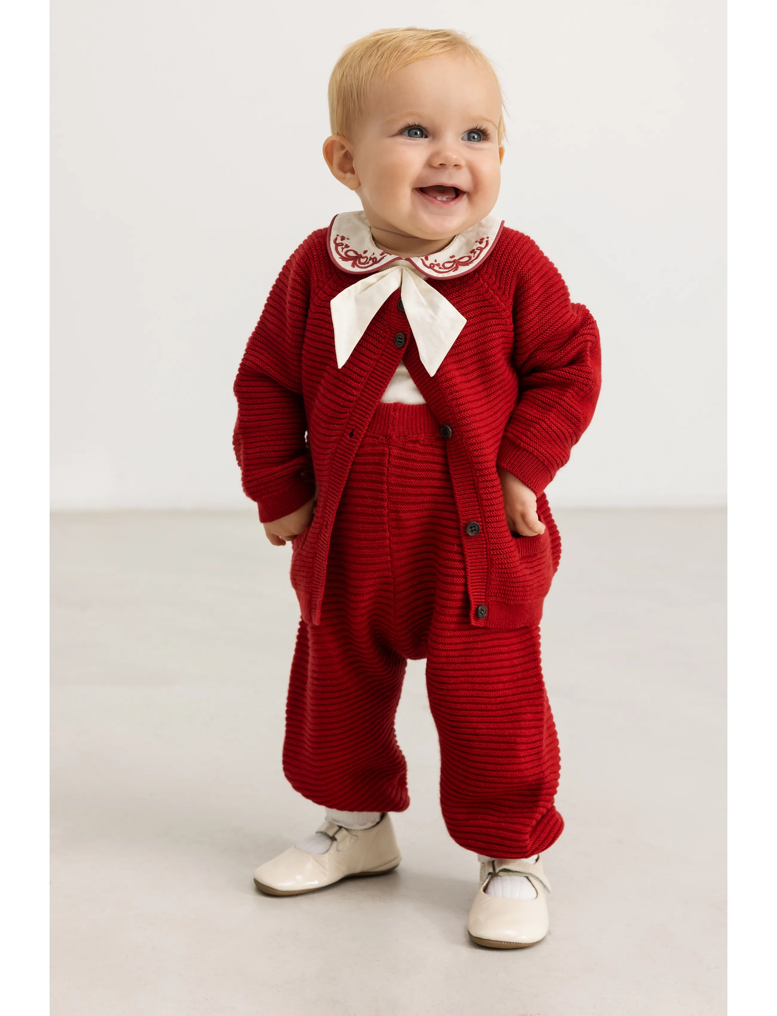 MarMar Copenhagen - Perrin - baby trousers - cherry - 0