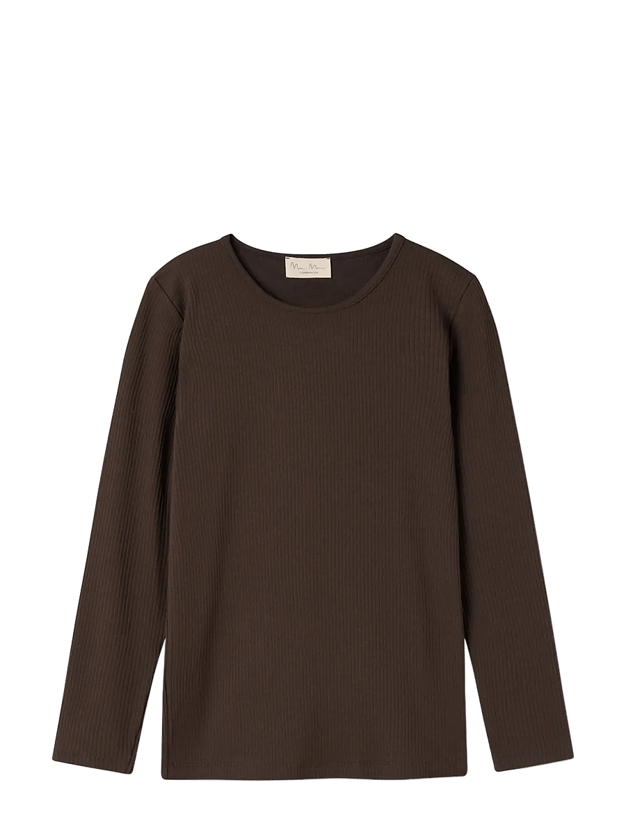 MarMar Copenhagen - Tamra W - långärmade toppar - dark roast - 0