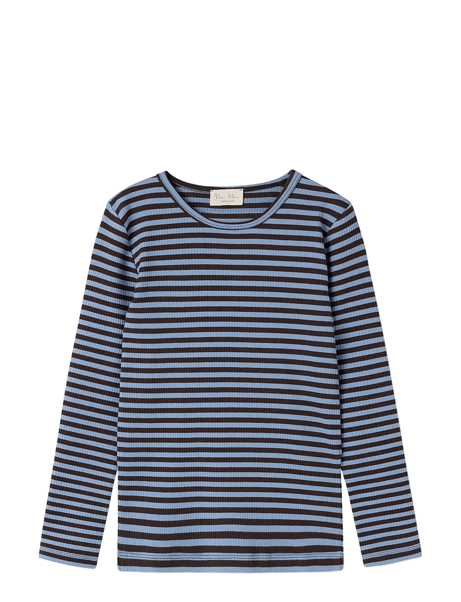 MarMar Copenhagen - Tamra W - långärmade t-shirts - blue heaven stripe - 1