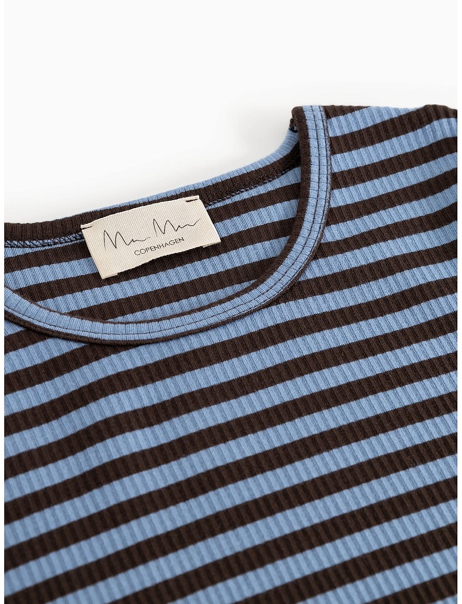 MarMar Copenhagen - Tamra W - långärmade t-shirts - blue heaven stripe - 3