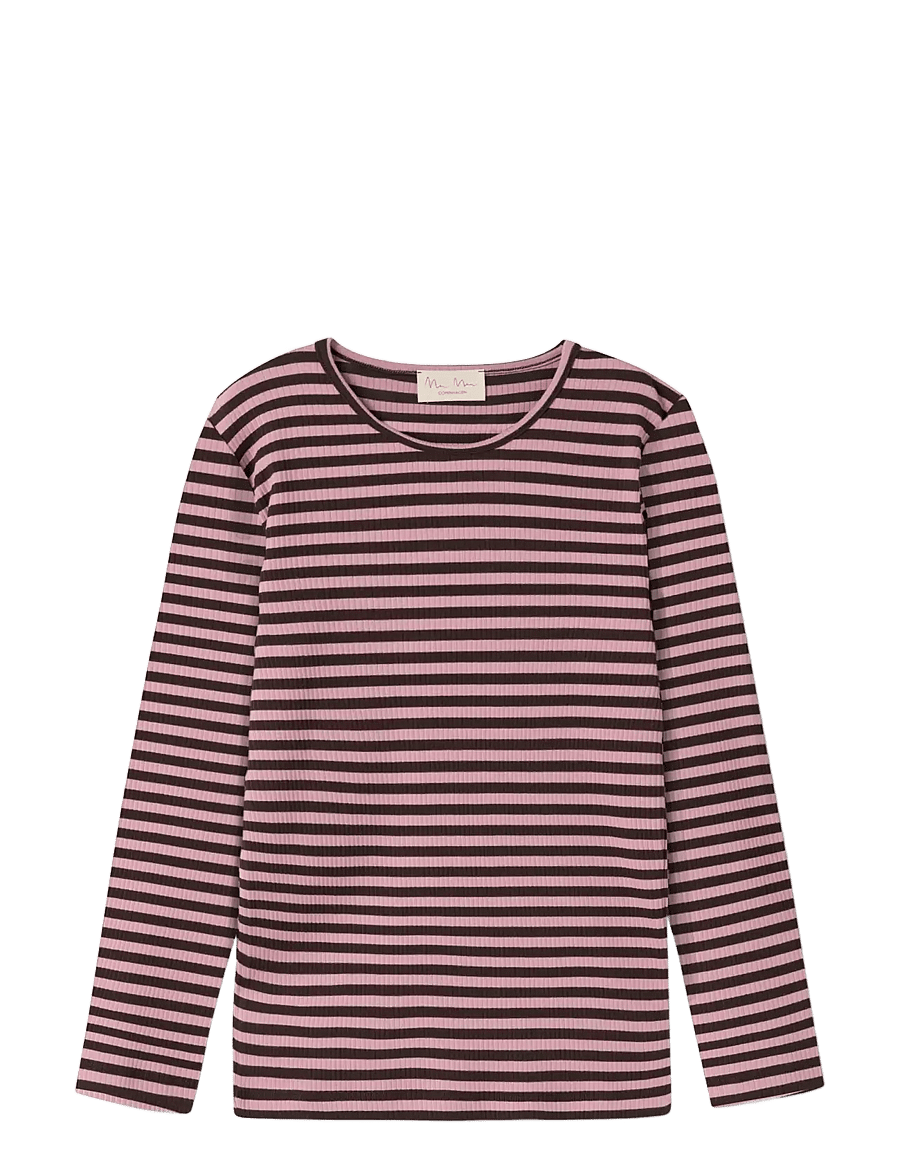 MarMar Copenhagen - Tamra W - long-sleeved t-shirts - heather stripe - 0