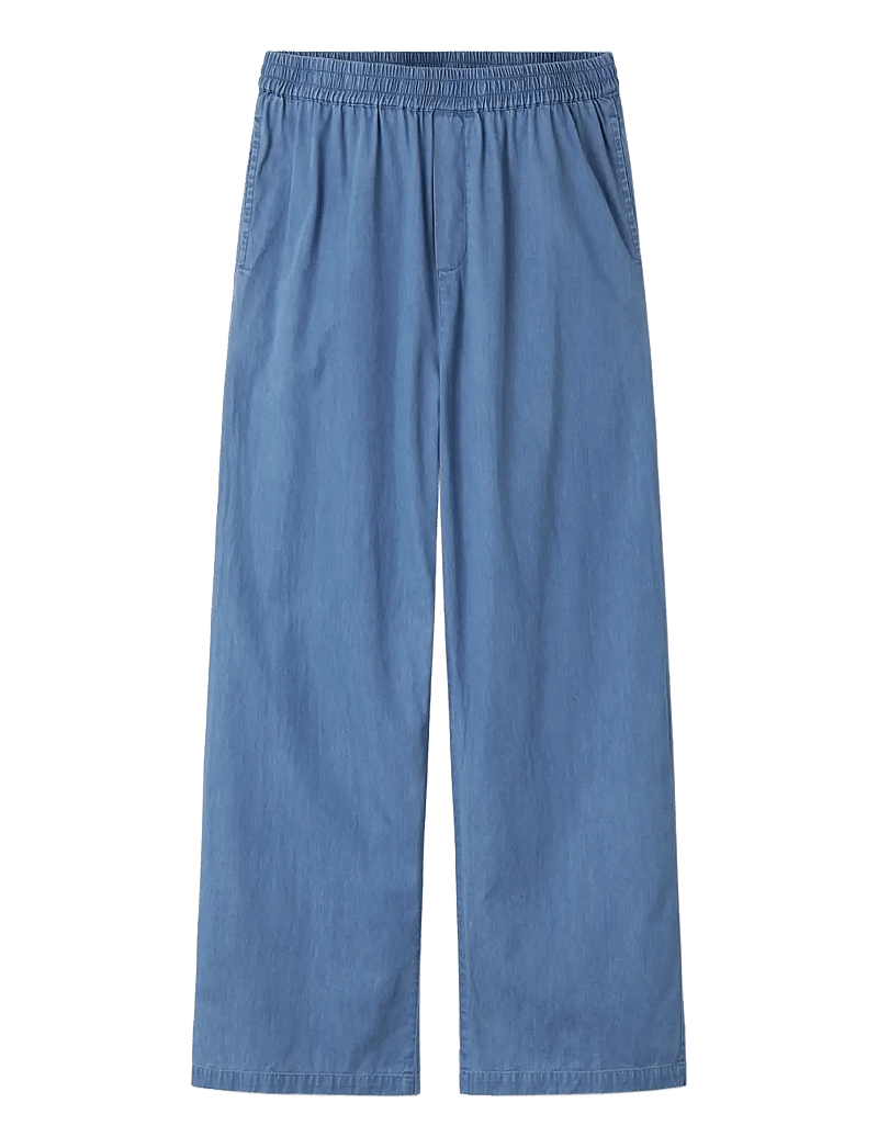MarMar Copenhagen - Plano W - laia säärega püksid - blue denim - 1