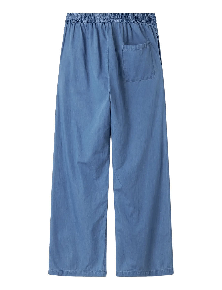 MarMar Copenhagen - Plano W - buxur með víðum skálmum - blue denim - 2