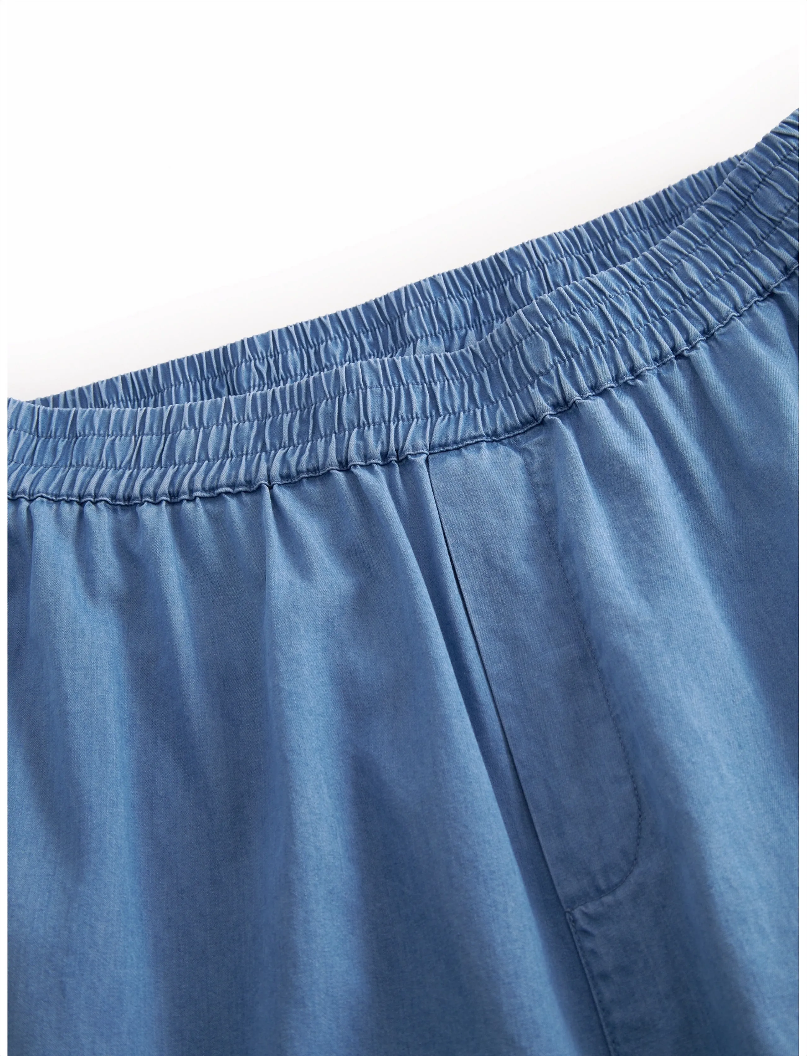 MarMar Copenhagen - Plano W - buxur með víðum skálmum - blue denim - 4