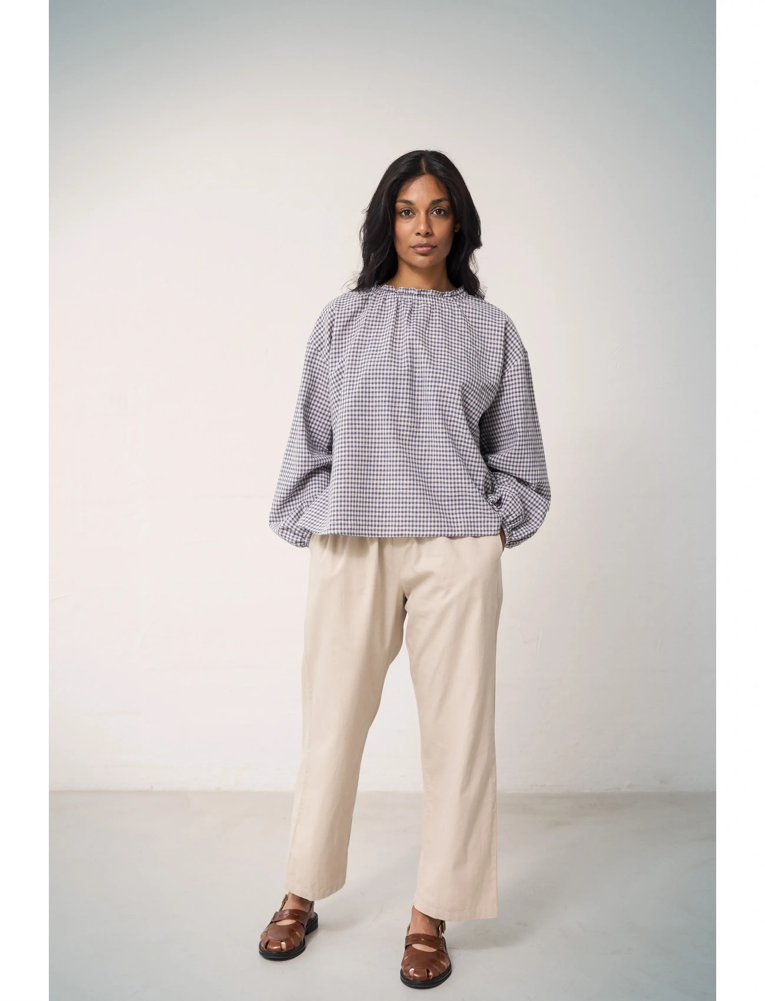 MarMar Copenhagen Tipo W - Skjorter - MARINE CHECK / navy