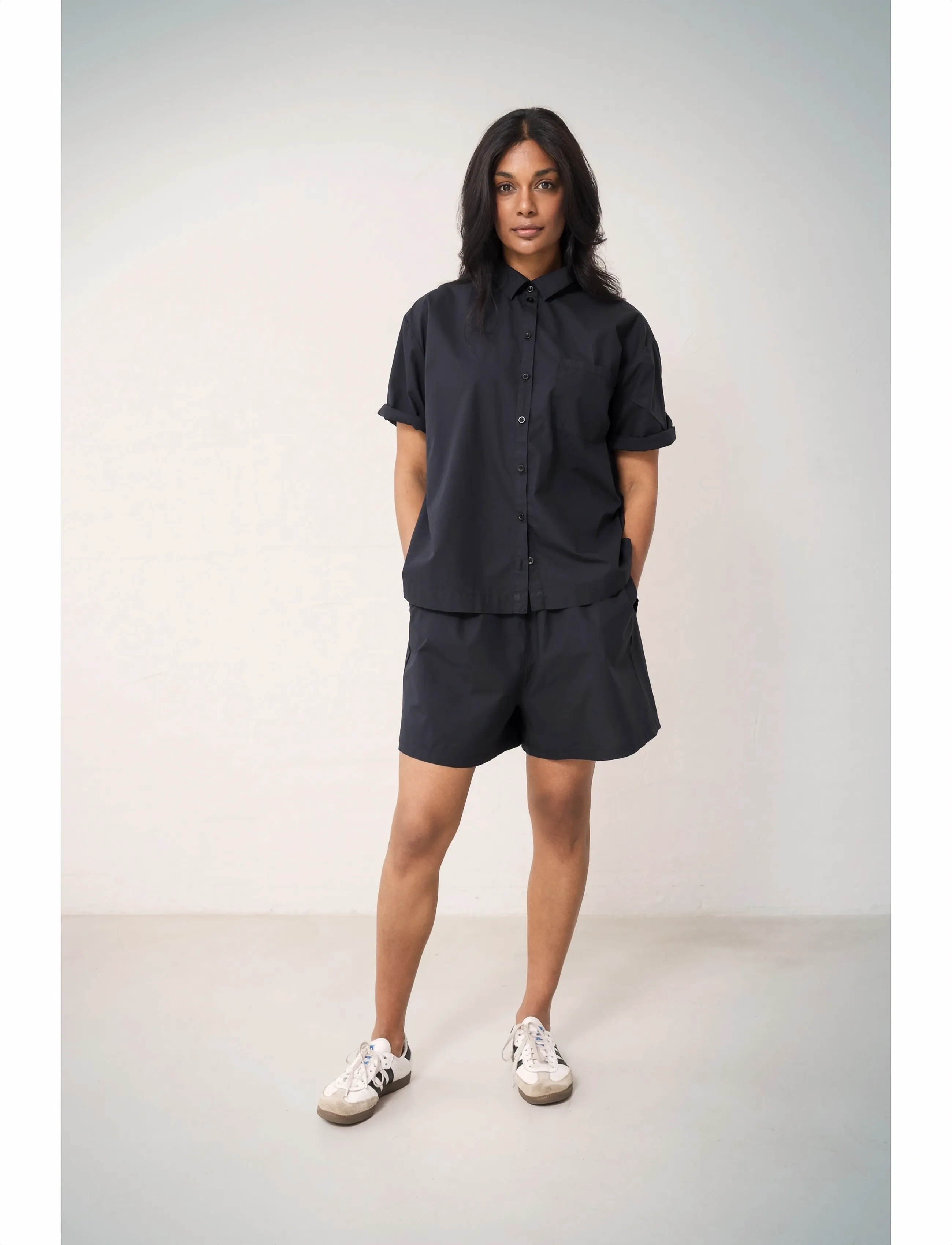 MarMar Copenhagen Tatum S W - Hemden - BLACK / black