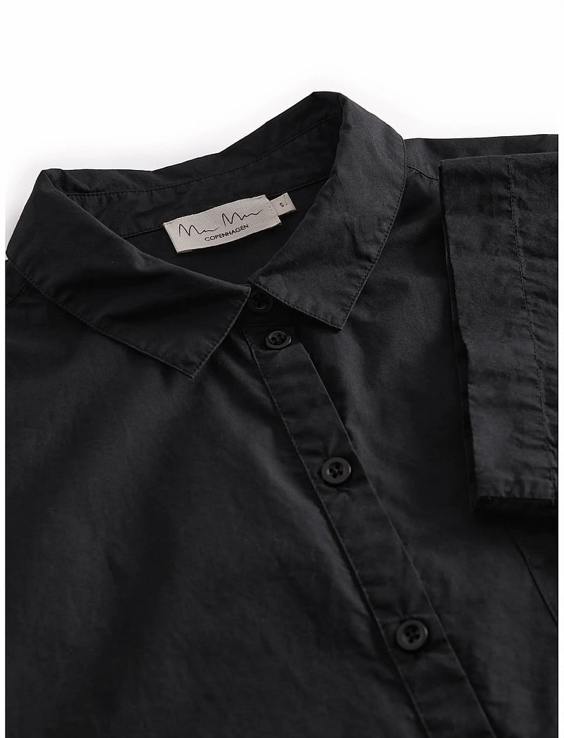 MarMar Copenhagen - Tatum S W - short-sleeved shirts - black - 3