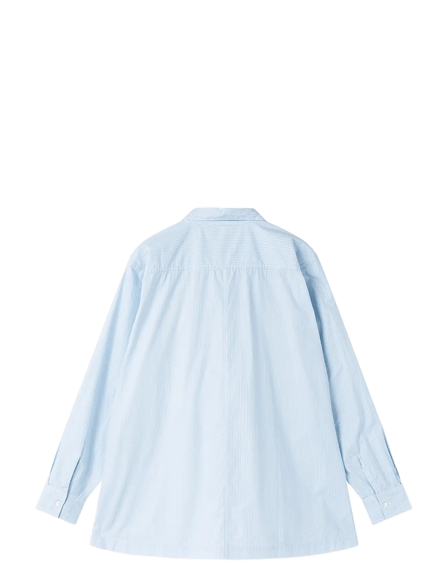 MarMar Copenhagen - Thy W - long-sleeved shirts - azure water stripe - 2