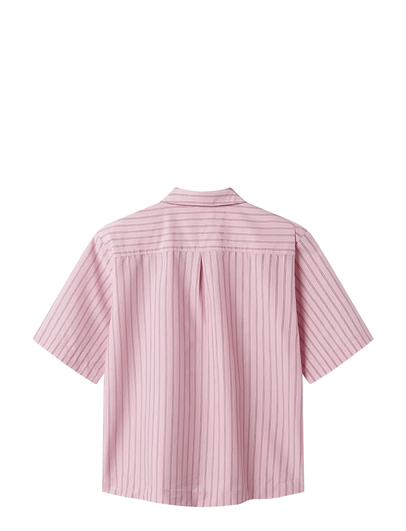 MarMar Copenhagen - Tatum S W - kortärmade skjortor - bonbon pink stripes - 2