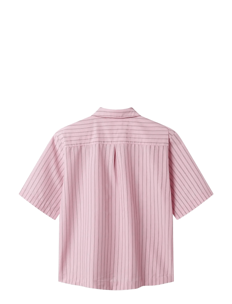 MarMar Copenhagen - Tatum S W - kortærmede skjorter - bonbon pink stripes - 2