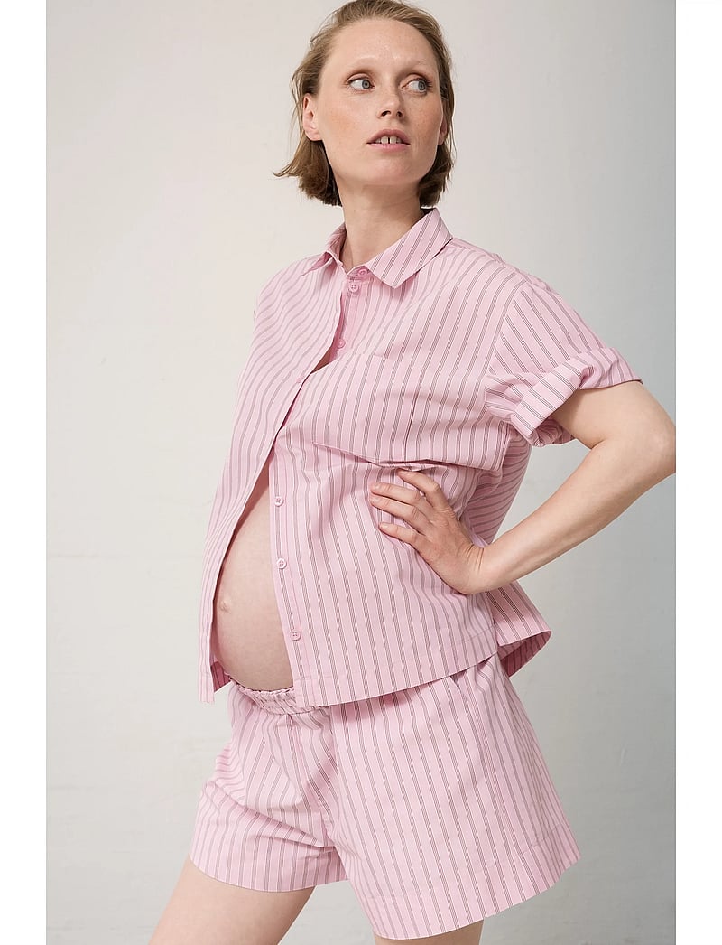 MarMar Copenhagen - Pina W - hosen - bonbon pink stripes - 0