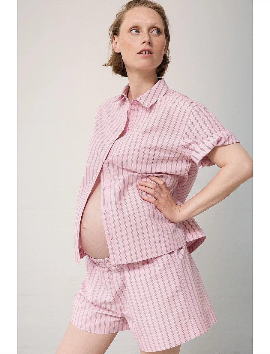 MarMar Copenhagen - Pina W - broeken - bonbon pink stripes - 0
