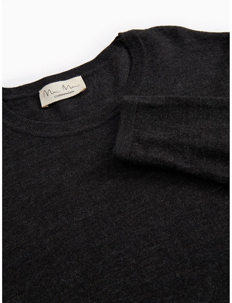 MarMar Copenhagen - Tanne W - striktrøjer - black grey melange - 2