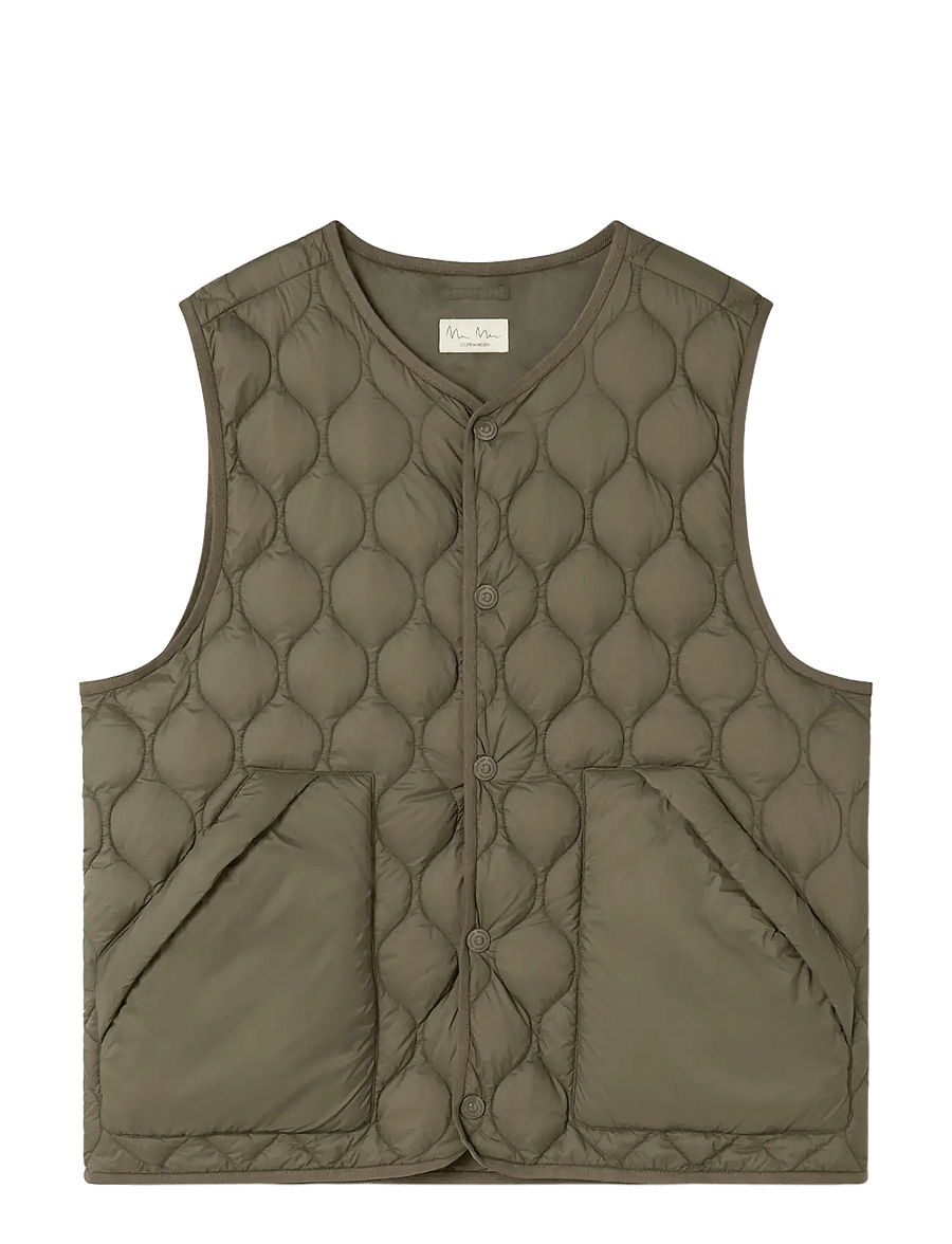 MarMar Copenhagen - Oris W Waistcoat - tepitud vestid - crocodile - 1
