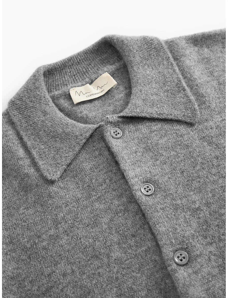 MarMar Copenhagen - Teno Polo W - cashmere - grey mel. - 2