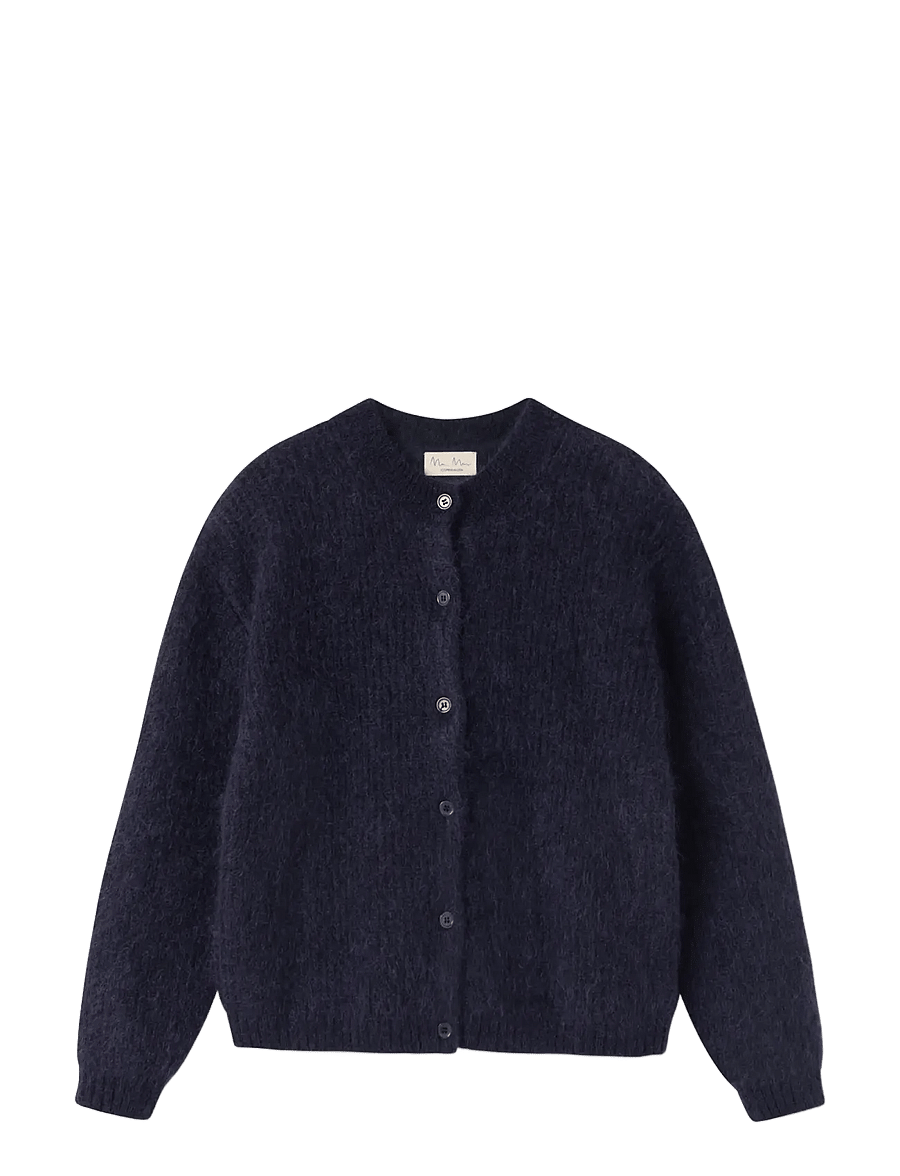 MarMar Copenhagen - Tavon W - strickjacken - darkness melange - 1