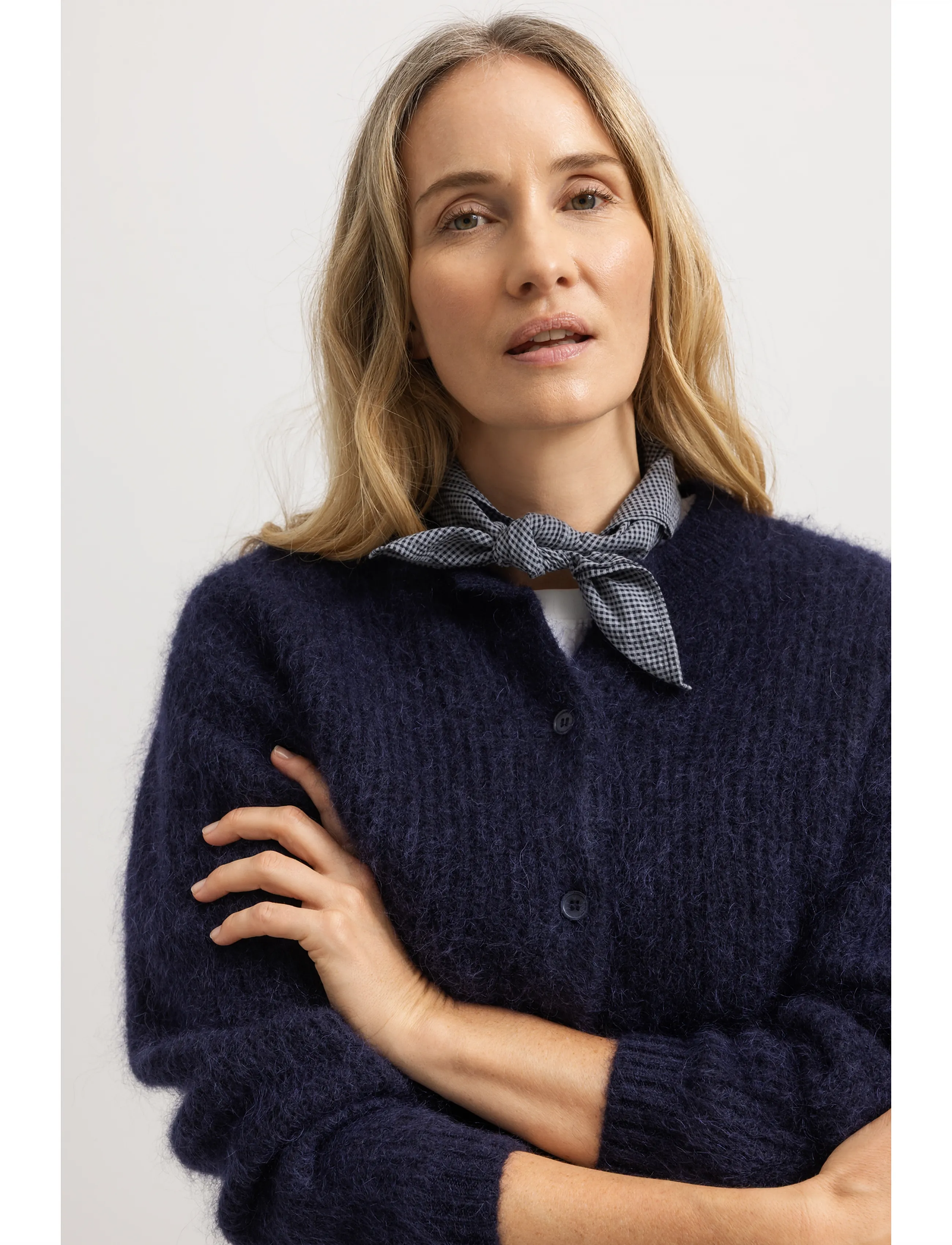 MarMar Copenhagen Tavon W, XL, Navy, Strik > Cardigans, Dame