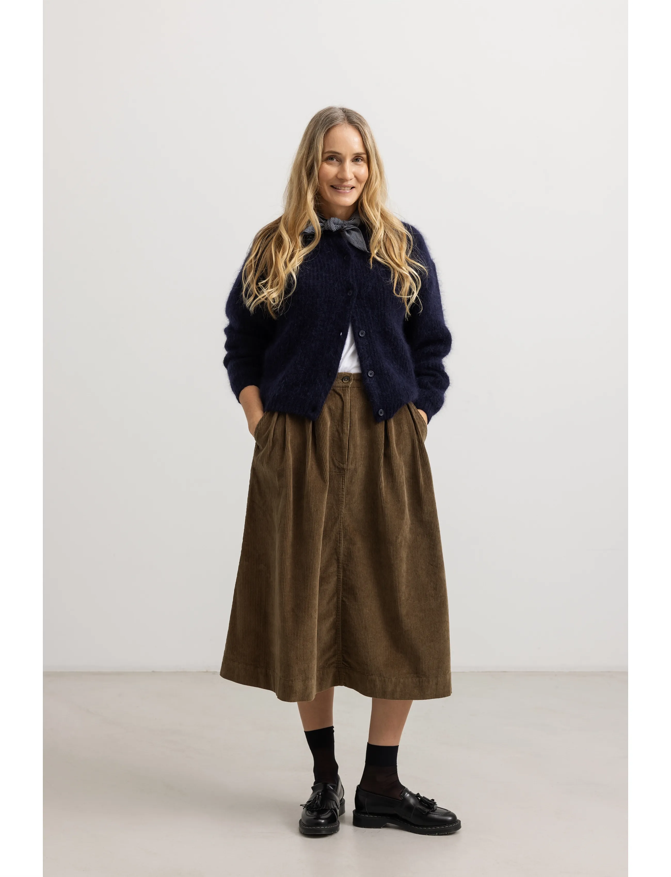 MarMar Copenhagen - Tavon W - cardigans - darkness melange - 3