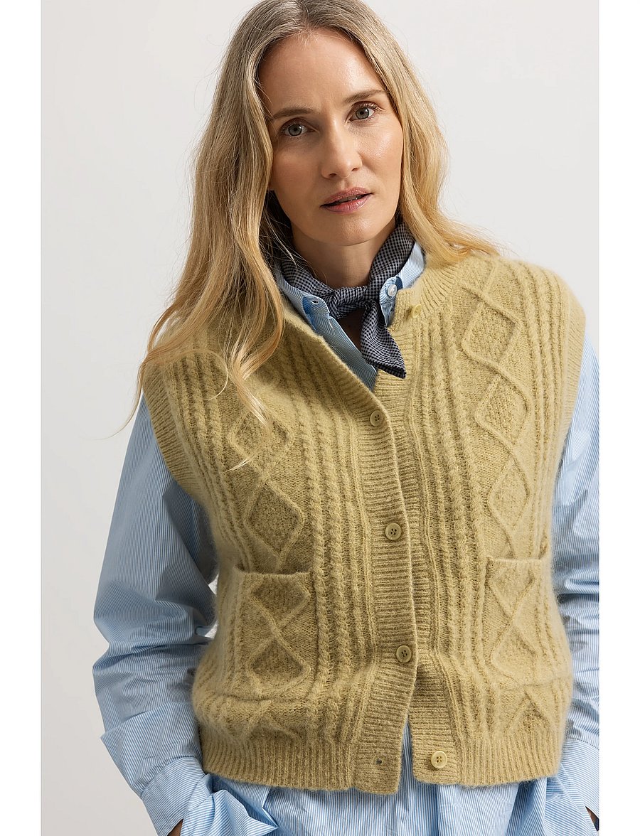 MarMar Copenhagen - Taju W - strickwesten - harvest melange - 3