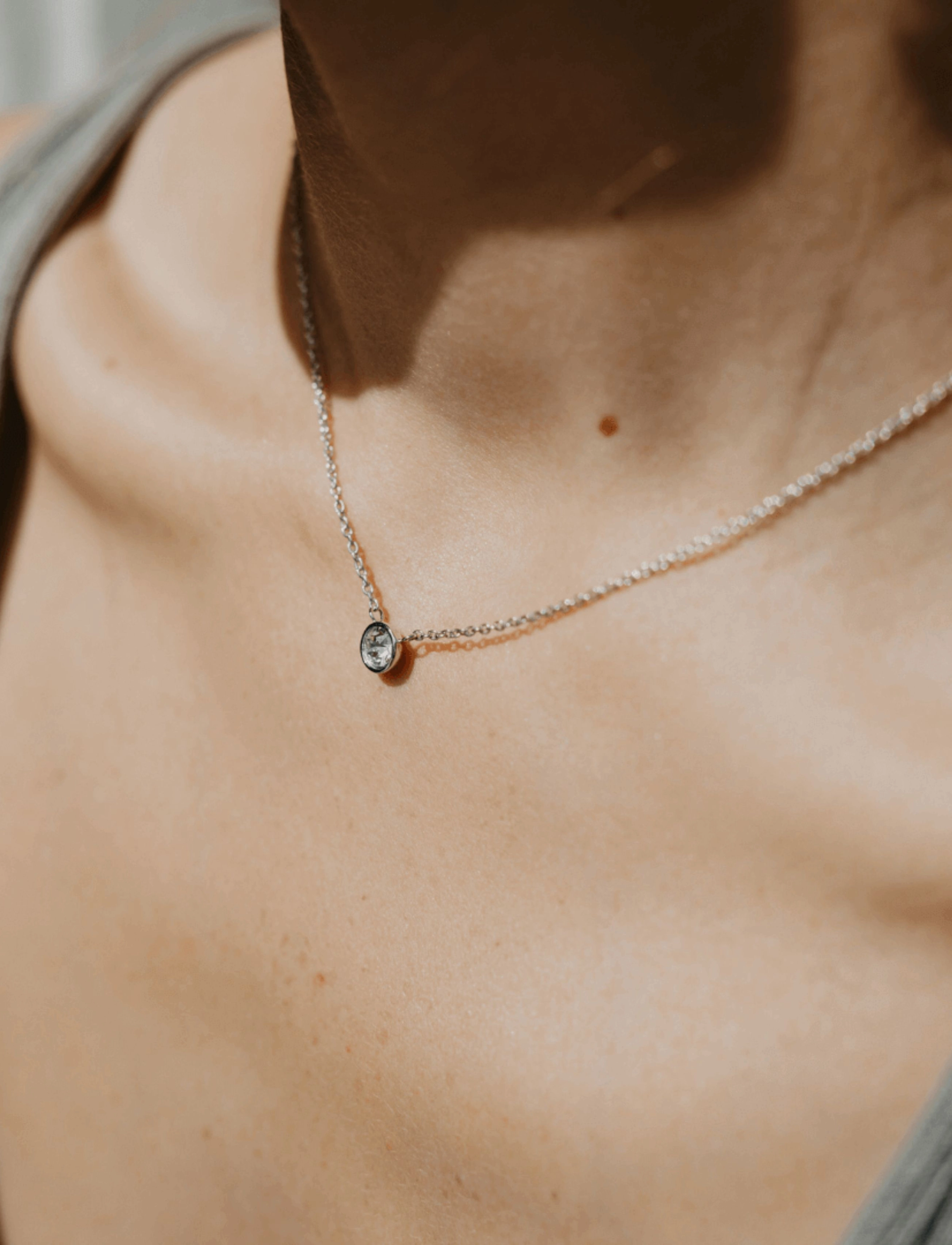 Marmara Sterling Silver Single Necklace, One Size 42 cm, Silver, Halskæder > Kædehalskæder, Dame